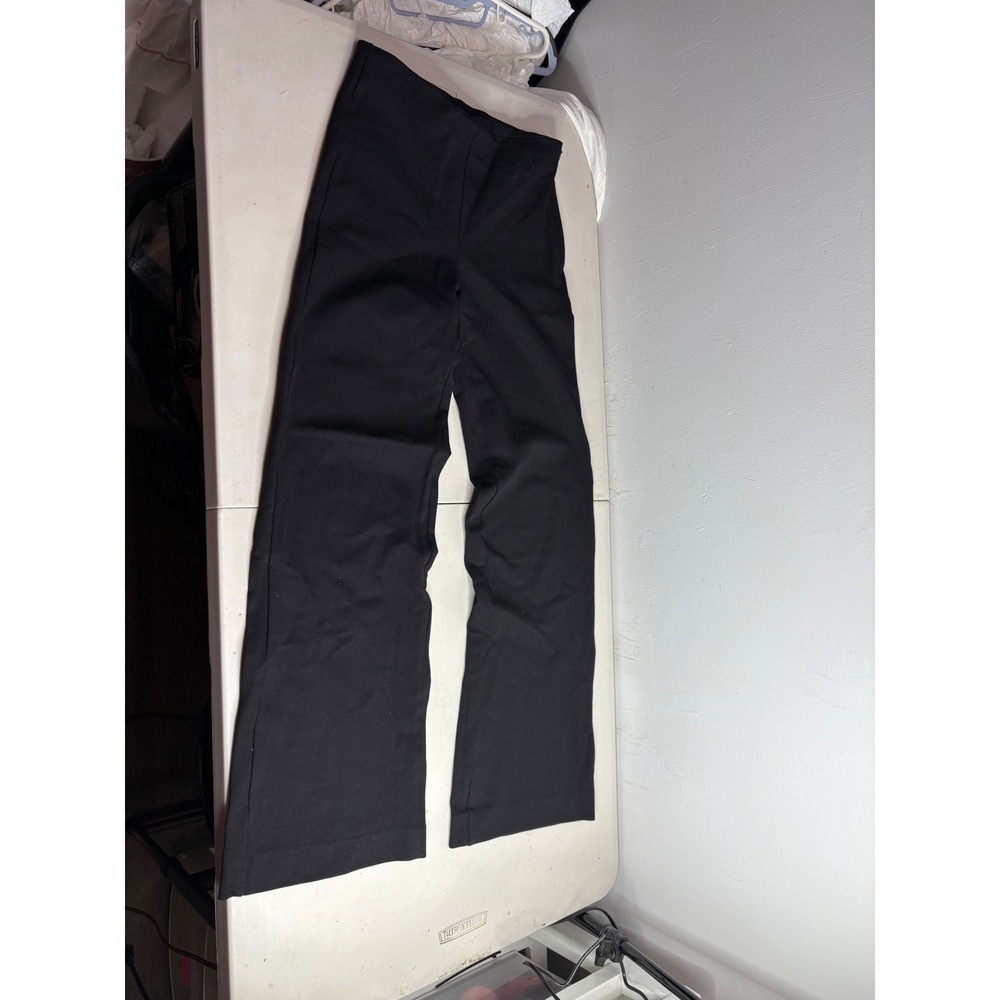 Ann Taylor Black Wide-Leg Trousers